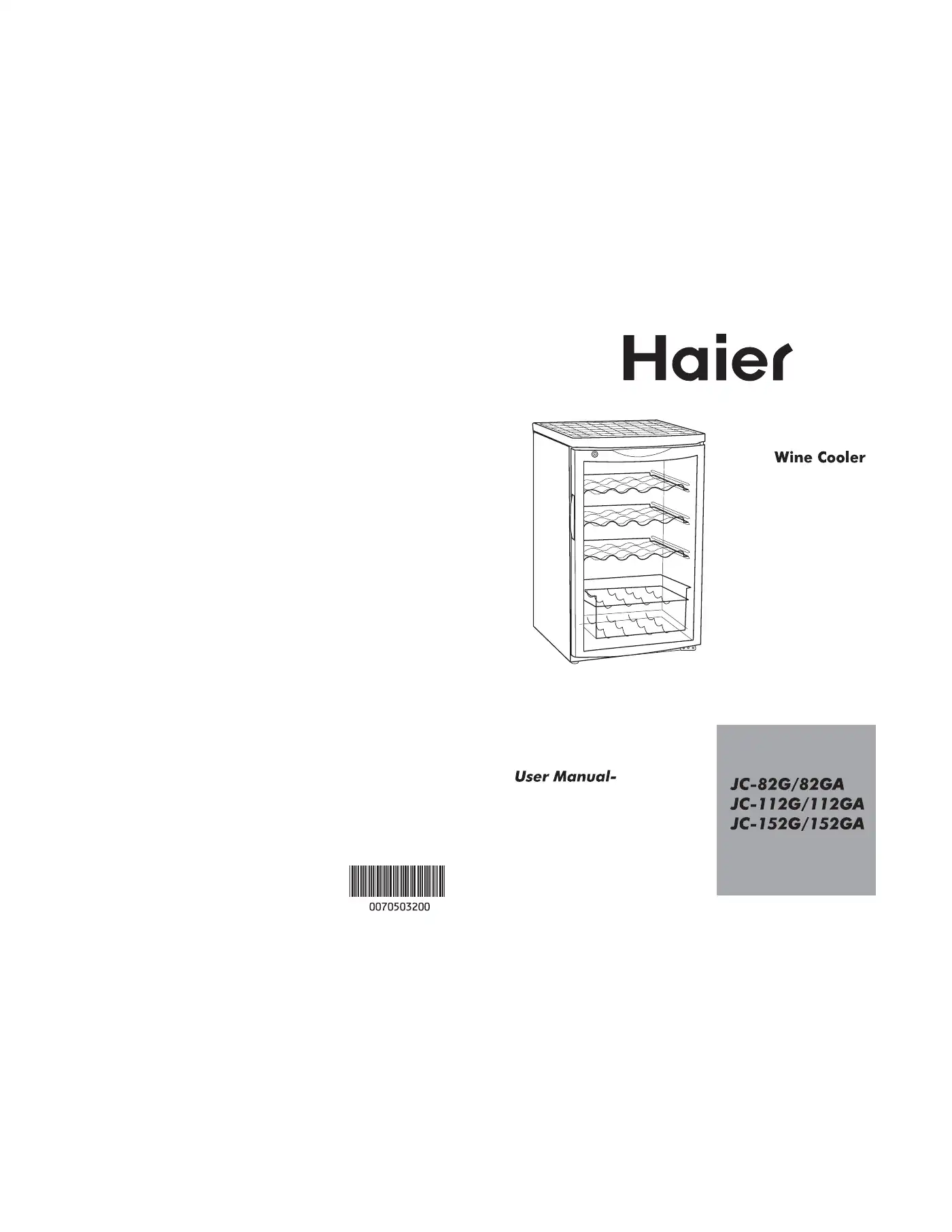 Haier HD510 User Manual Manual pdf 1 page image