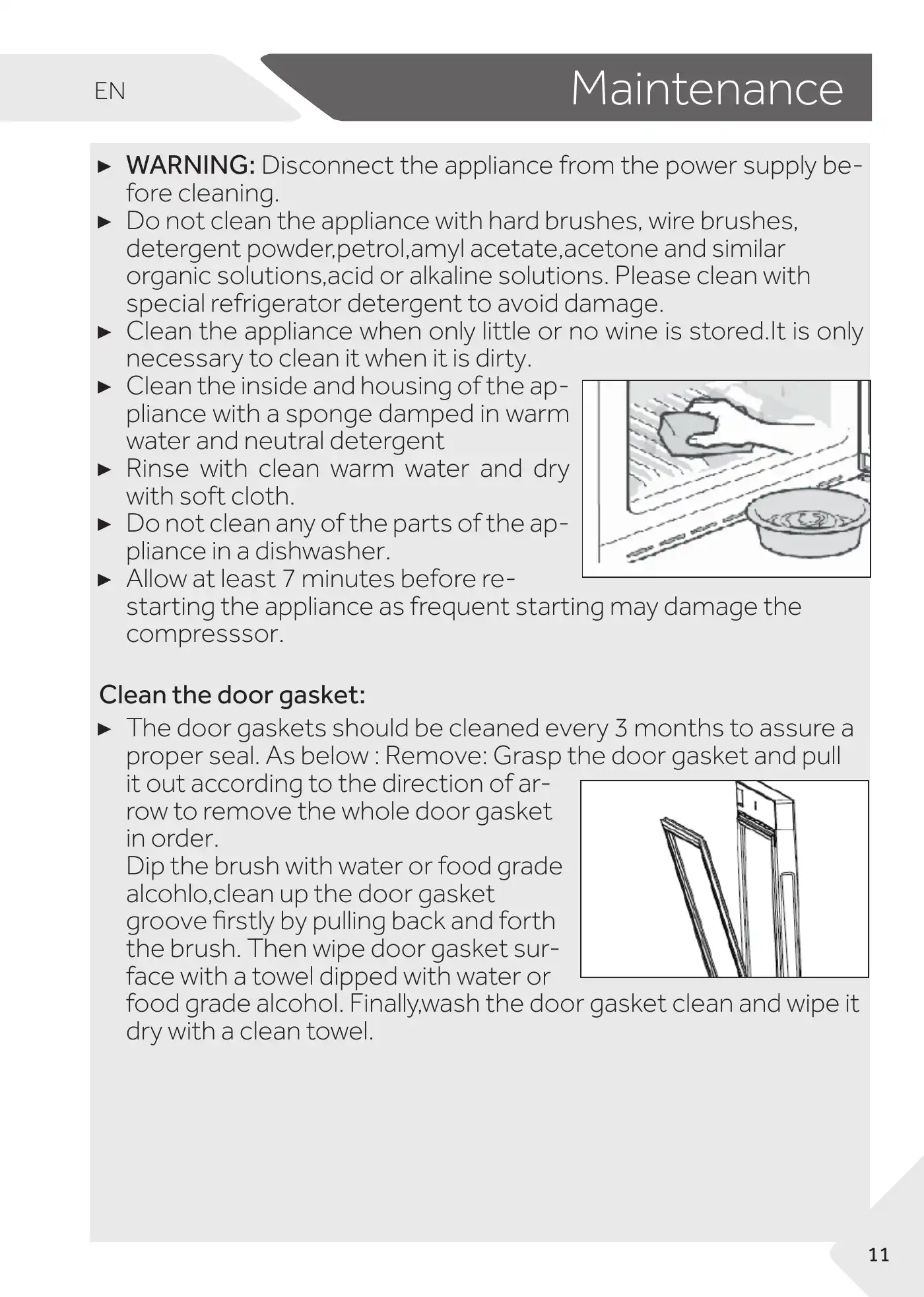 Haier WS105GA User Manual Manual pdf 15 page image