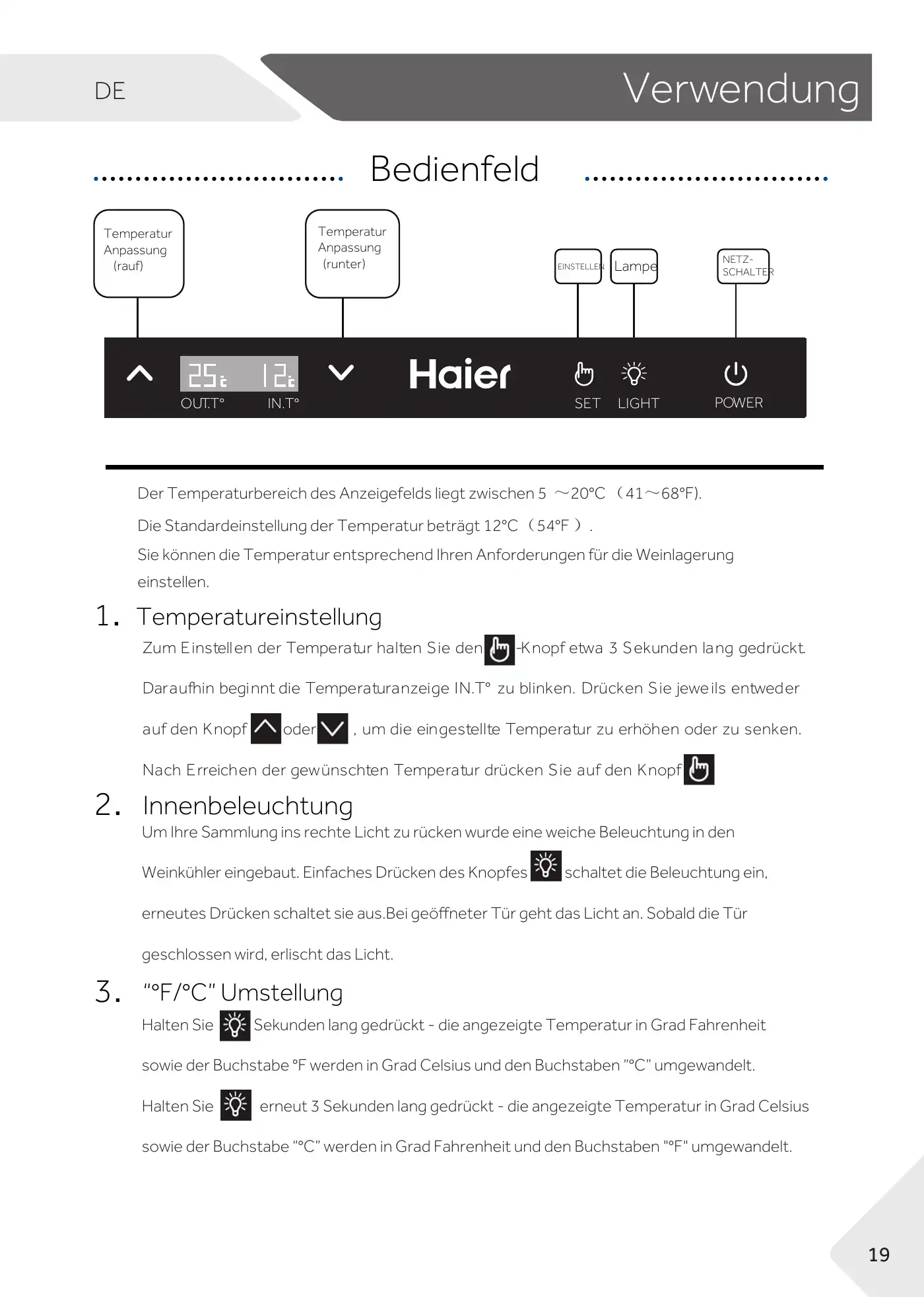 Haier WS105GA User Manual Manual pdf 51 page image