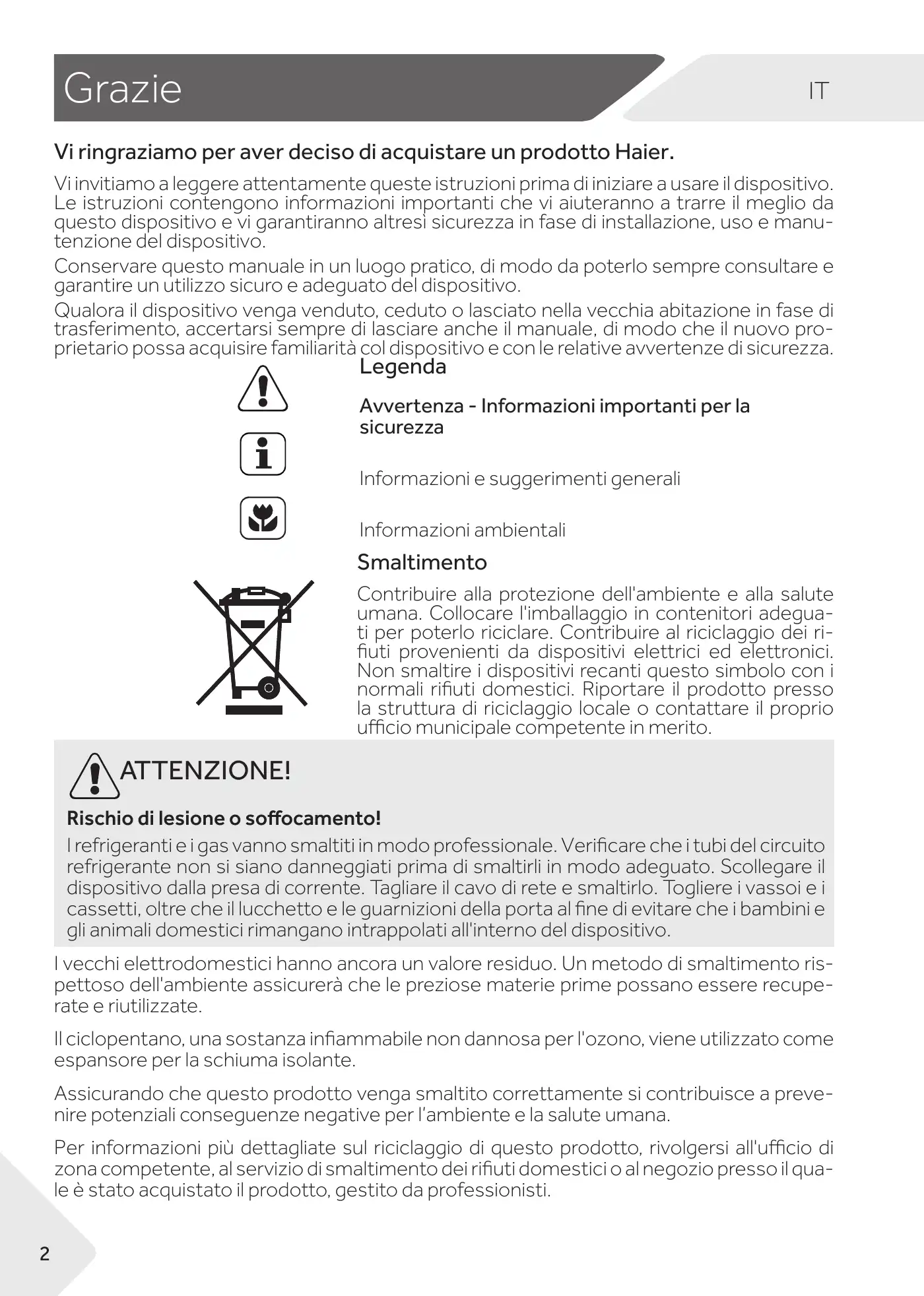 Haier WS105GA User Manual Manual pdf 92 page image