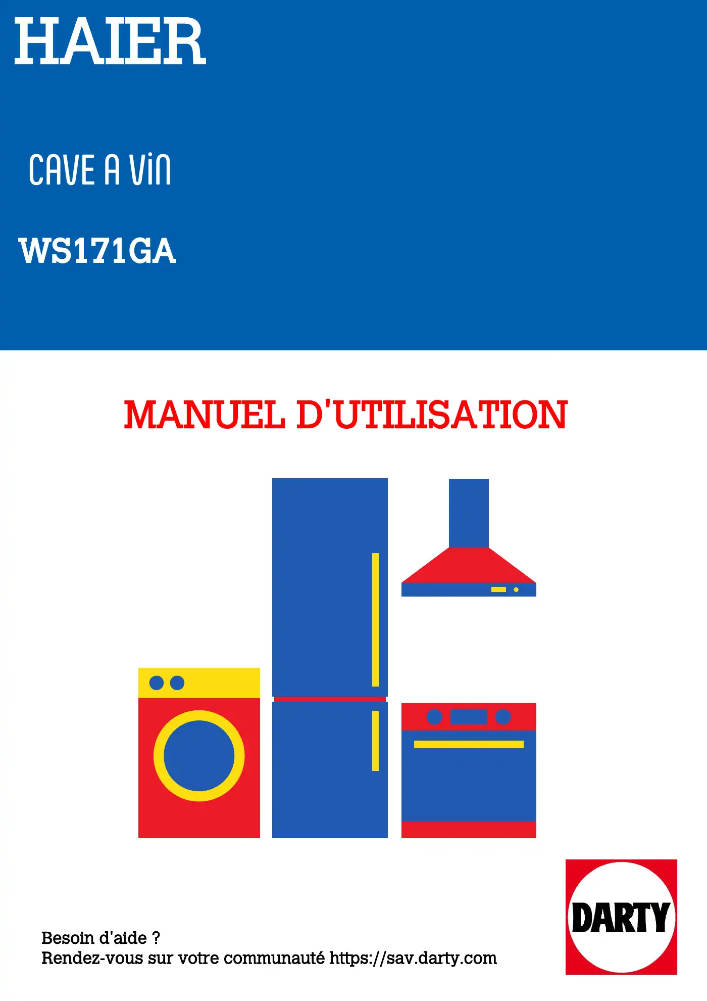 Haier WS171GA Manual Manual pdf 1 page image