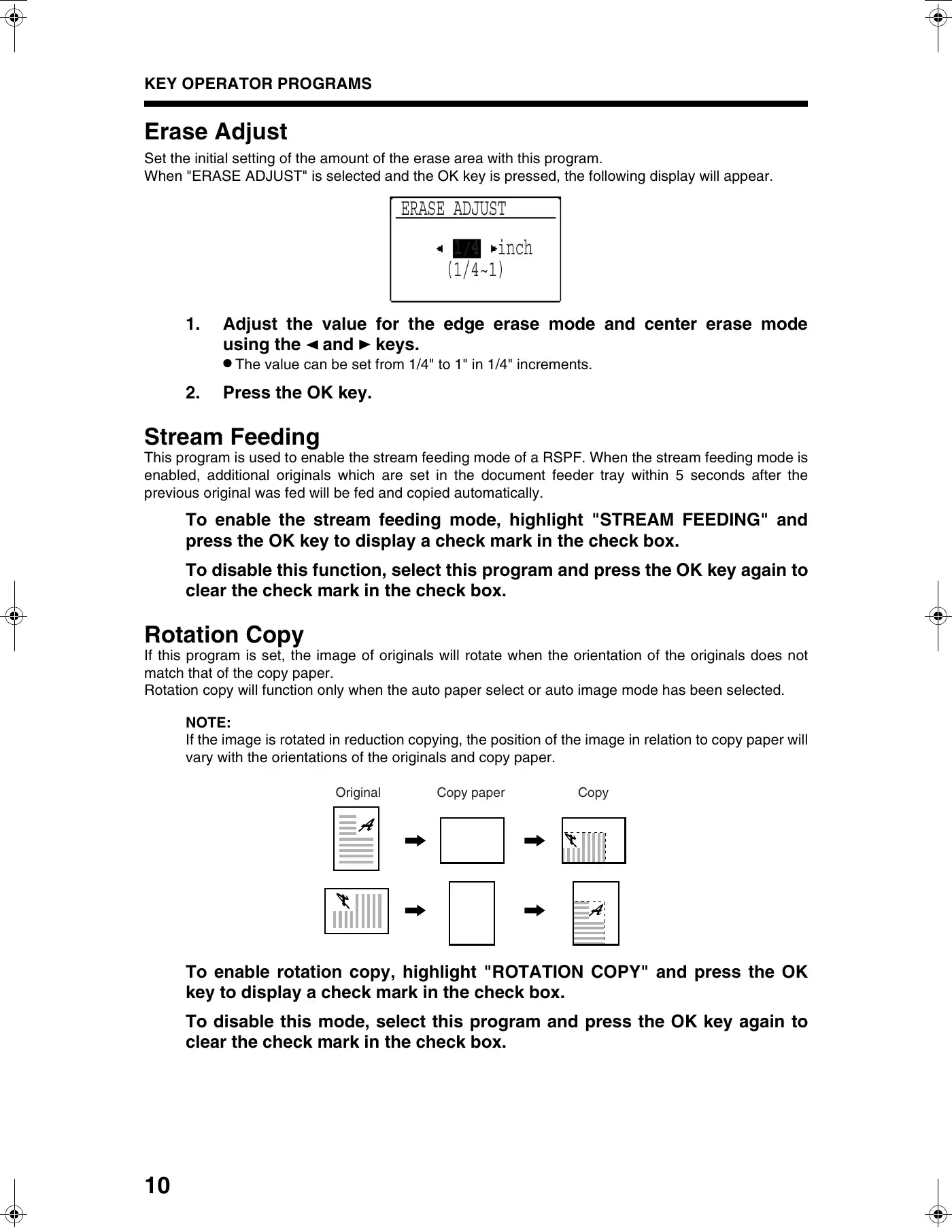 Sharp AR-M208 Key Operator's Manual Manual pdf 12 page image
