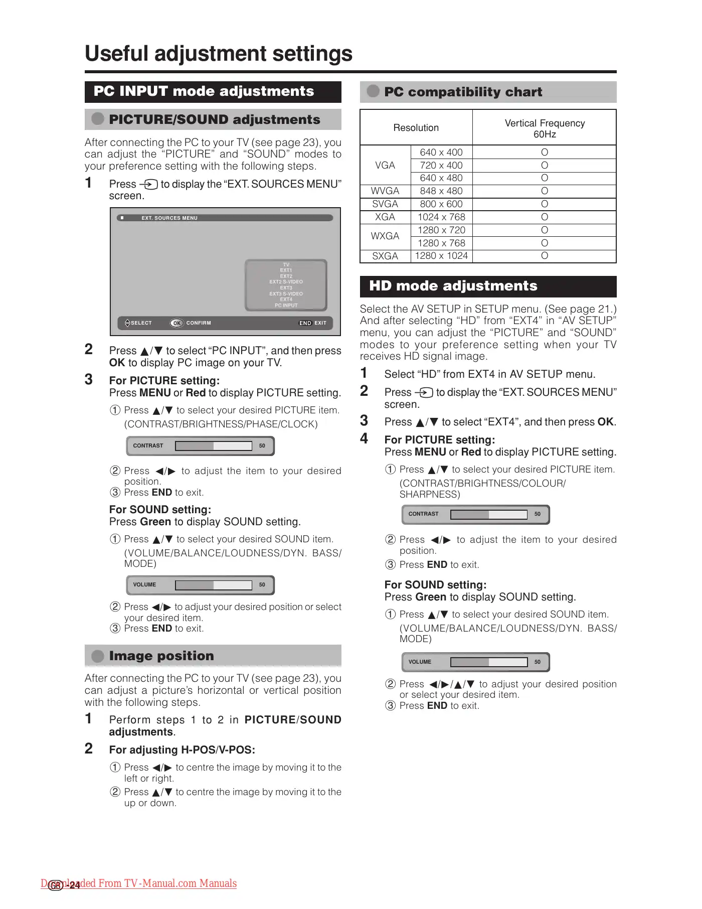 Sharp LC-26GA5E Operation Manual Manual pdf 26 page image