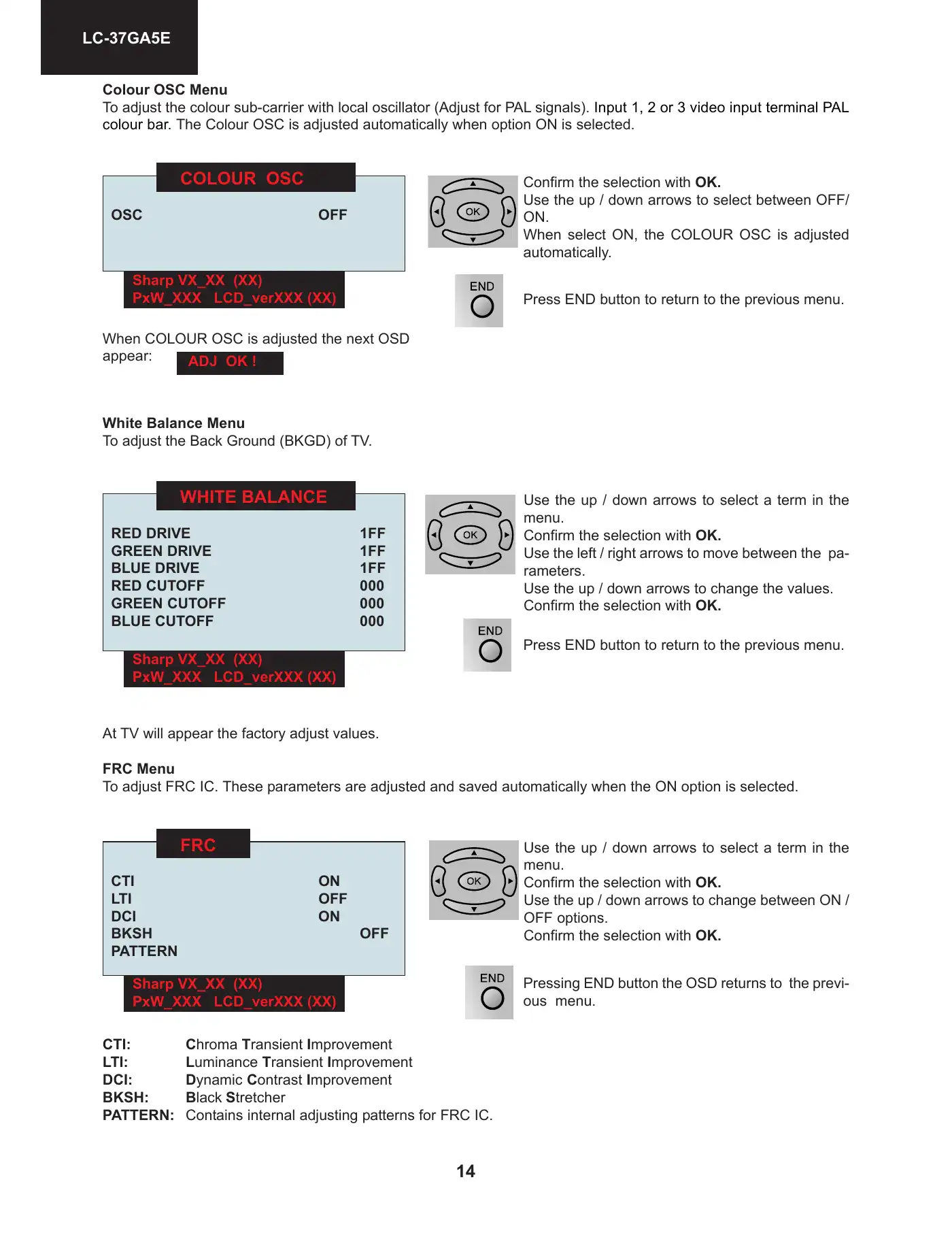Sharp LC-37GA5E Service Manual Manual pdf 14 page image