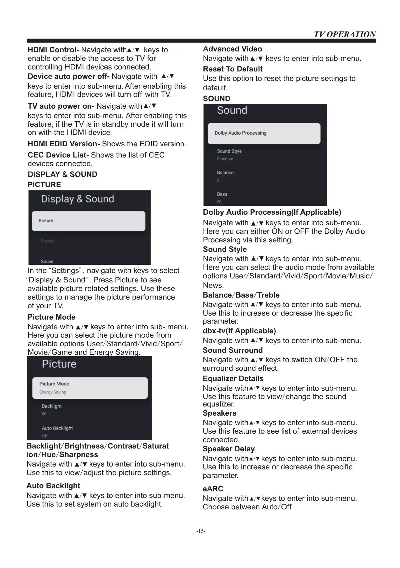 Haier H55S90EU Owner's Manual Manual pdf 16 page image