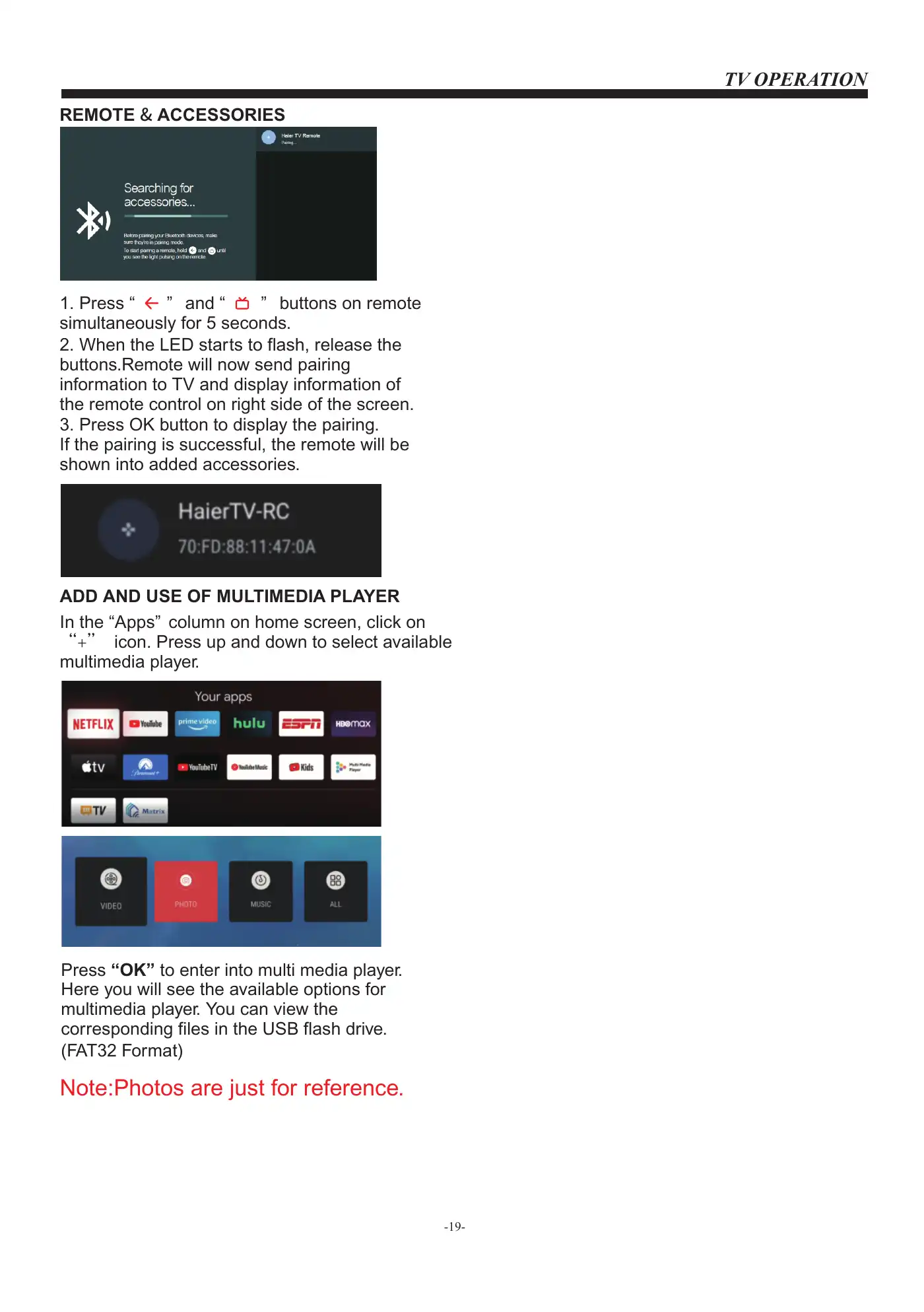 Haier H55S90EU Owner's Manual Manual pdf 20 page image