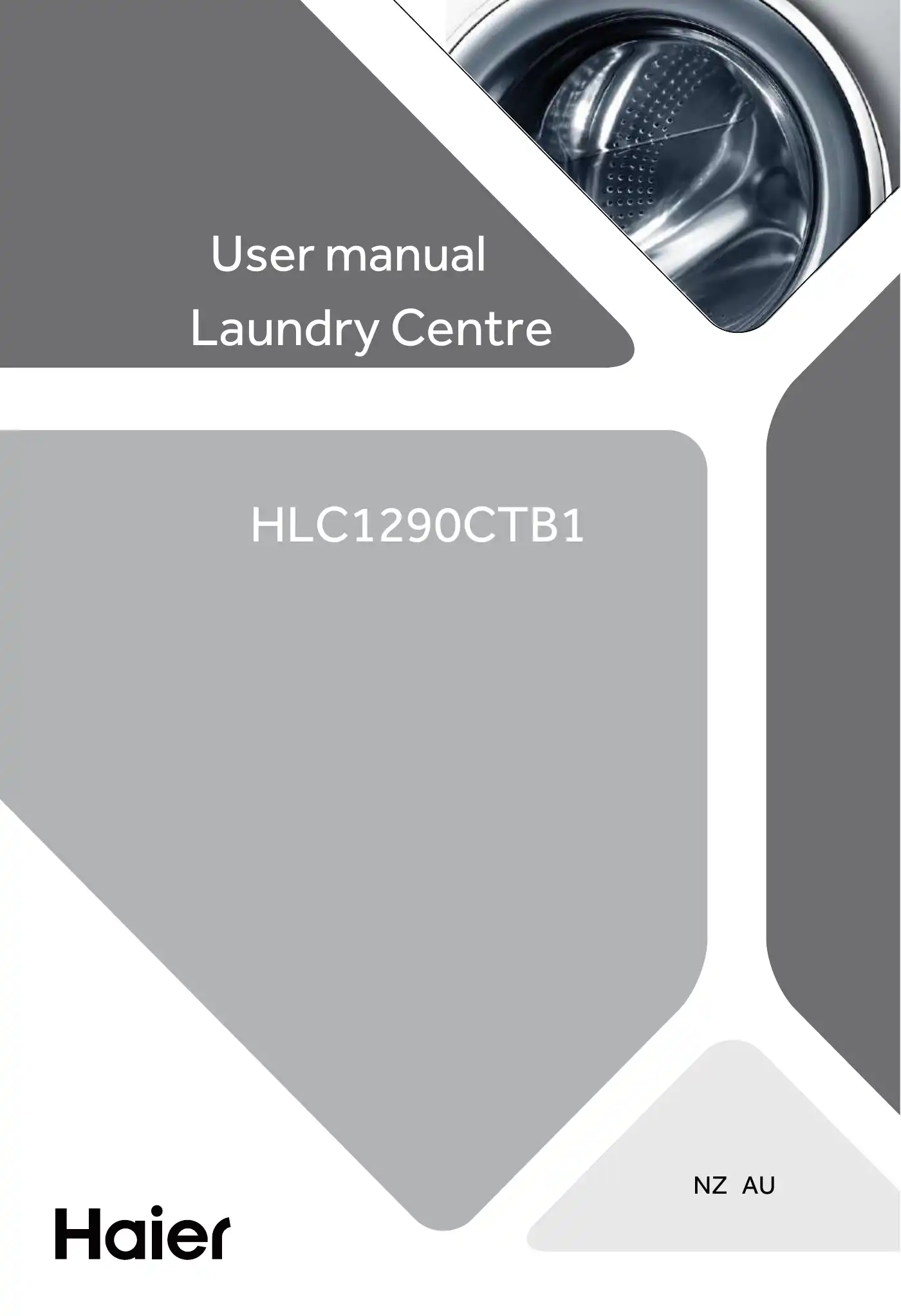 Haier HLC1290CTB1 User Manual Manual pdf 1 page image
