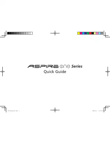 Acer Aspire One 532H One 532H Quick Manual first page preview