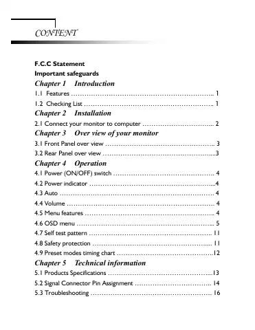 Acer AL732 User Manual first page preview