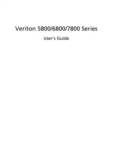 Acer 6800 User Manual first page preview
