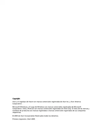 Acer Aspire E360 Manual first page preview