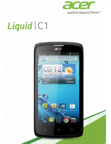 Acer I110 User Manual first page preview
