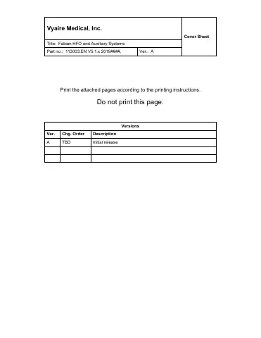 ACUTRONIC Fabian HFO Instructions For Use Manual first page preview