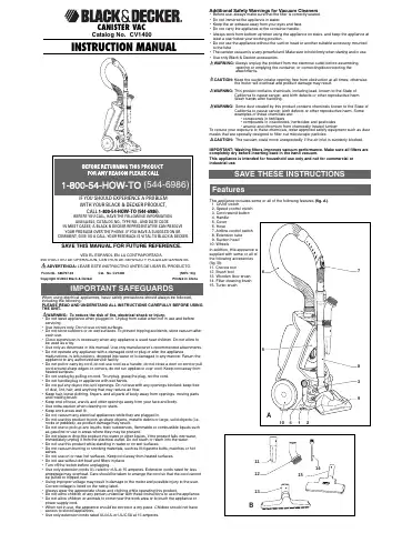 Black & Decker 586737-03 Instruction Manual first page preview
