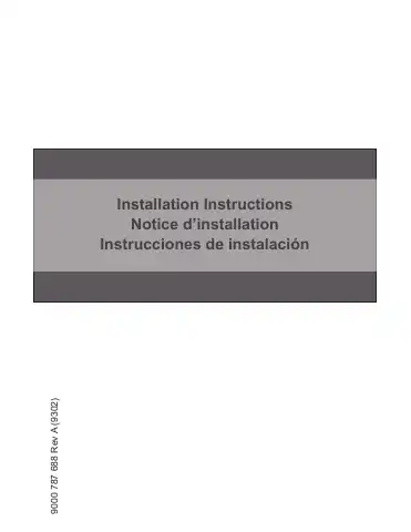 Bosch SHE53T52UC Installation Instructions Manual first page preview