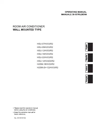 Haier HSU-07HV03 Operating Manual first page preview
