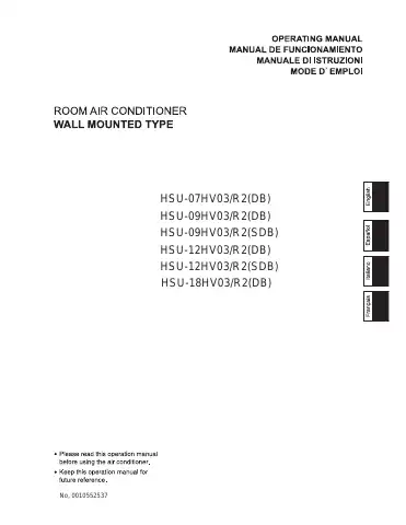 Haier 10552537 Operation Manual first page preview
