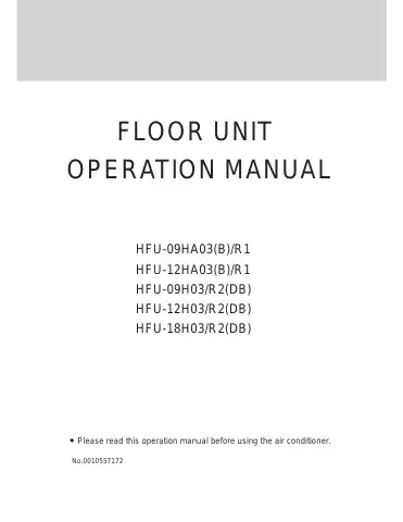 Haier 10557172 Operation Manual first page preview