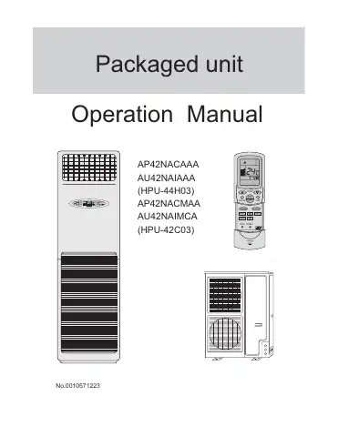 Haier 10571223 Operation Manual first page preview