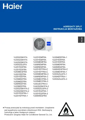 Haier AS25THMHRA-C Service Manual first page preview