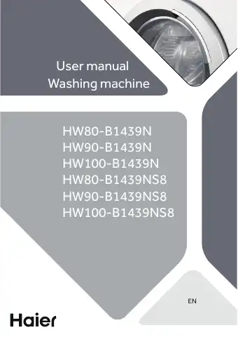 Haier 39 Series User Manual first page preview