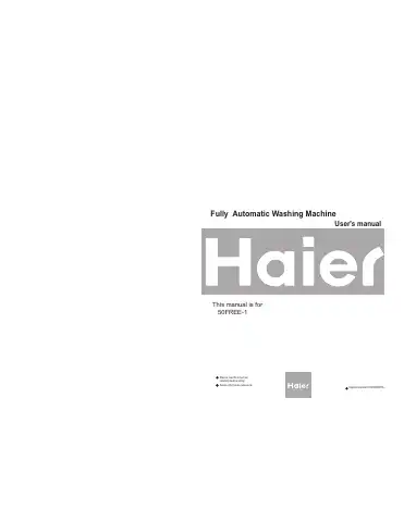 Haier 50FREE-1 User Manual first page preview