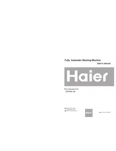 Haier 50FREE-3B User Manual first page preview