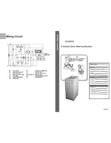 Haier B1000TX Operation Manual first page preview