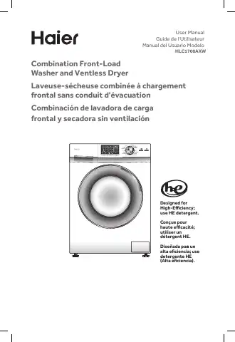 Haier HLC1700AXS User Manual first page preview