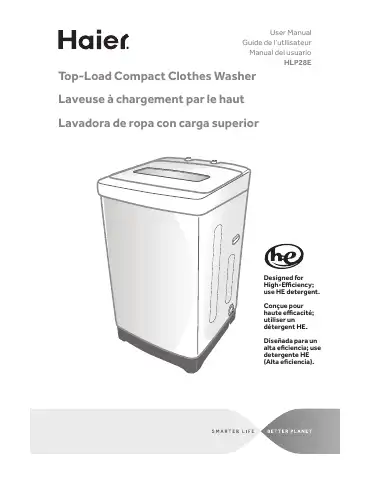Haier HLP28E User Manual first page preview