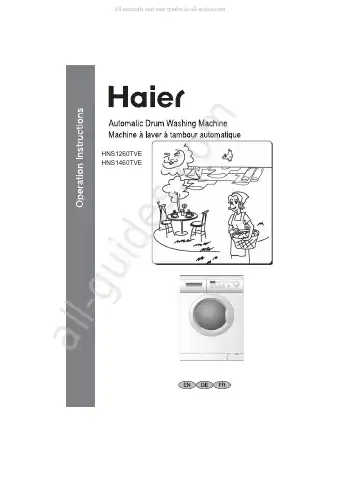 Haier HNS1260TVE Operation Instructions Manual first page preview