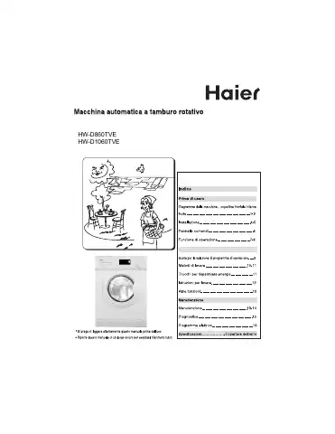 Haier HW-D860TVE User Manual first page preview