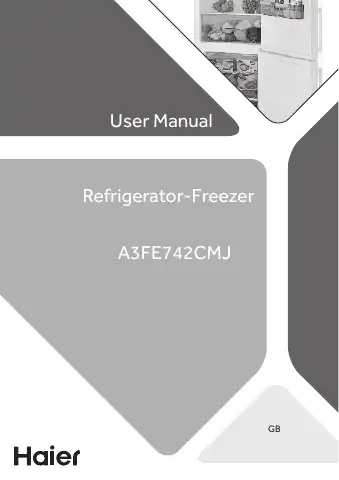 Haier A3FE742CMJ User Manual first page preview
