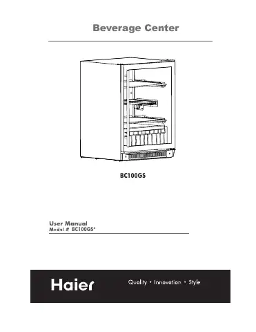 Haier BC100GS User Manual first page preview