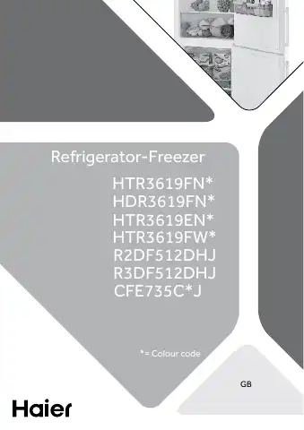 Haier CFE735C J Series Manual first page preview