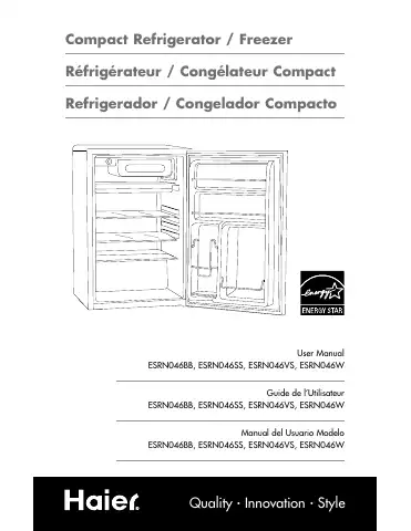 Haier ESRN046BB User Manual first page preview