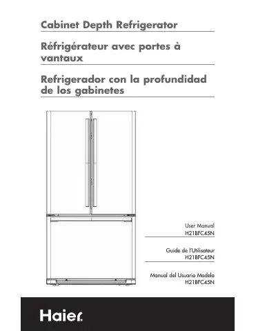Haier H21BFC45NS User Manual first page preview