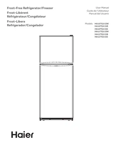 Haier HA10TG21SW User Manual first page preview