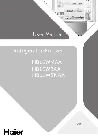 Haier HB16WMAA User Manual first page preview