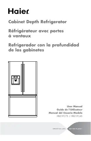 Haier HB21FC75 User Manual first page preview