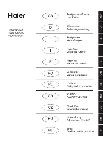 Haier HB26FSSAAA User Manual first page preview