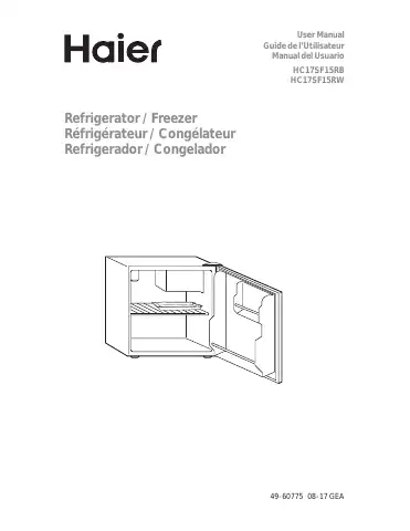 Haier HC17SF15RB User Manual first page preview