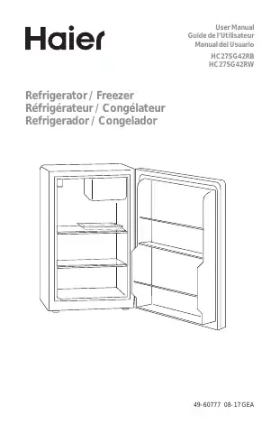 Haier HC27SG42RB User Manual first page preview