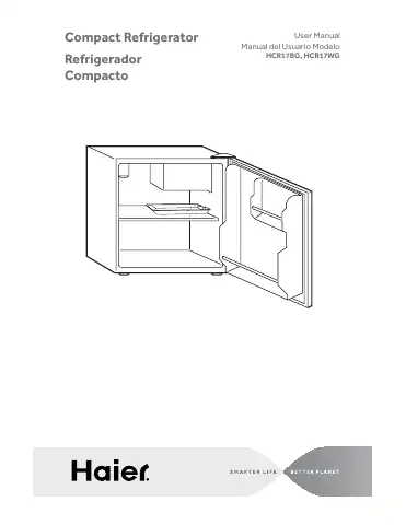 Haier HCR17BG User Manual first page preview