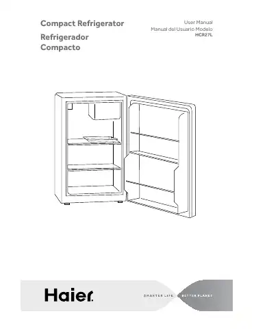Haier HCR27L User Manual first page preview