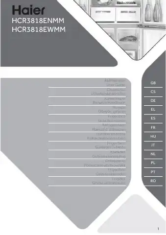 Haier HCR3818ENMM User Manual first page preview