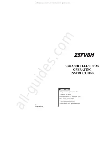 Haier 25FV6H Operating Instructions Manual first page preview