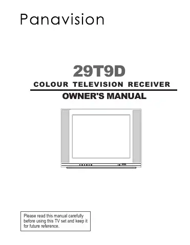 Haier 29T9D Owner's Manual first page preview