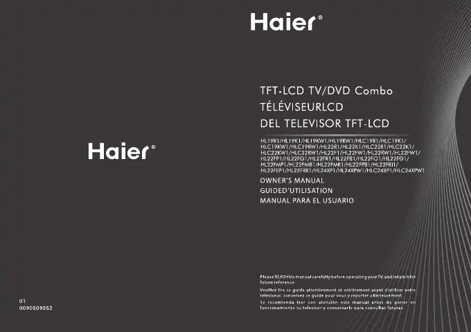 Haier HL24XP1 User Manual first page preview