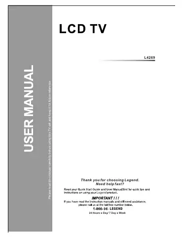 Haier L4269 User Manual first page preview